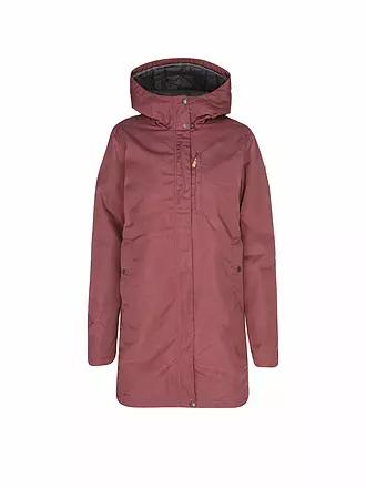 FJÄLLRÄVEN | Damen Winterparka Kiruna | dunkelrot